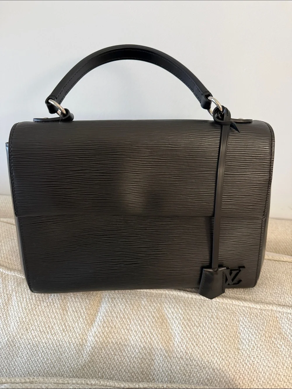 Louis Vuitton Black Epi Top-Handle Briefcase